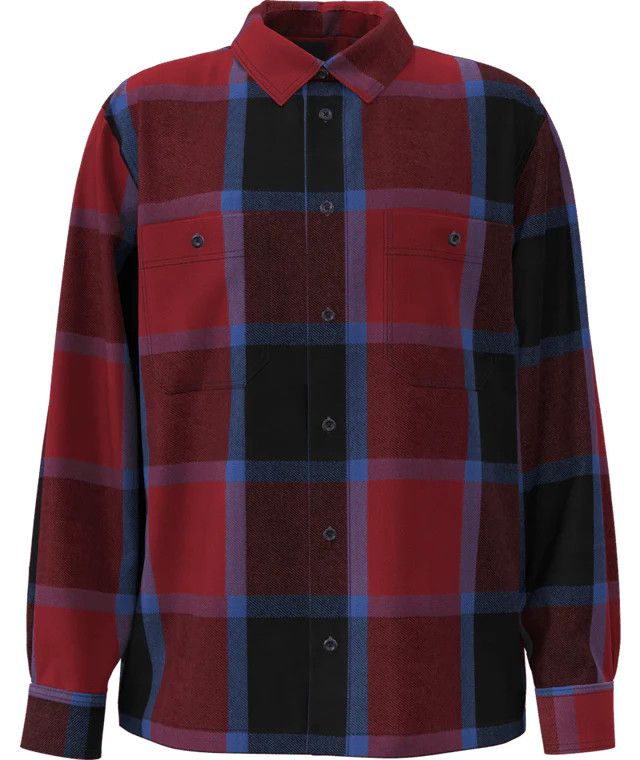 Larkspur Plaid Flannel Bordeaux/Black