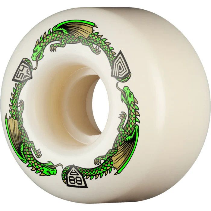 POWELL PERALTA - DRAGON FORMULA WHEELS V4 88A GREEN (54MM X 34MM)