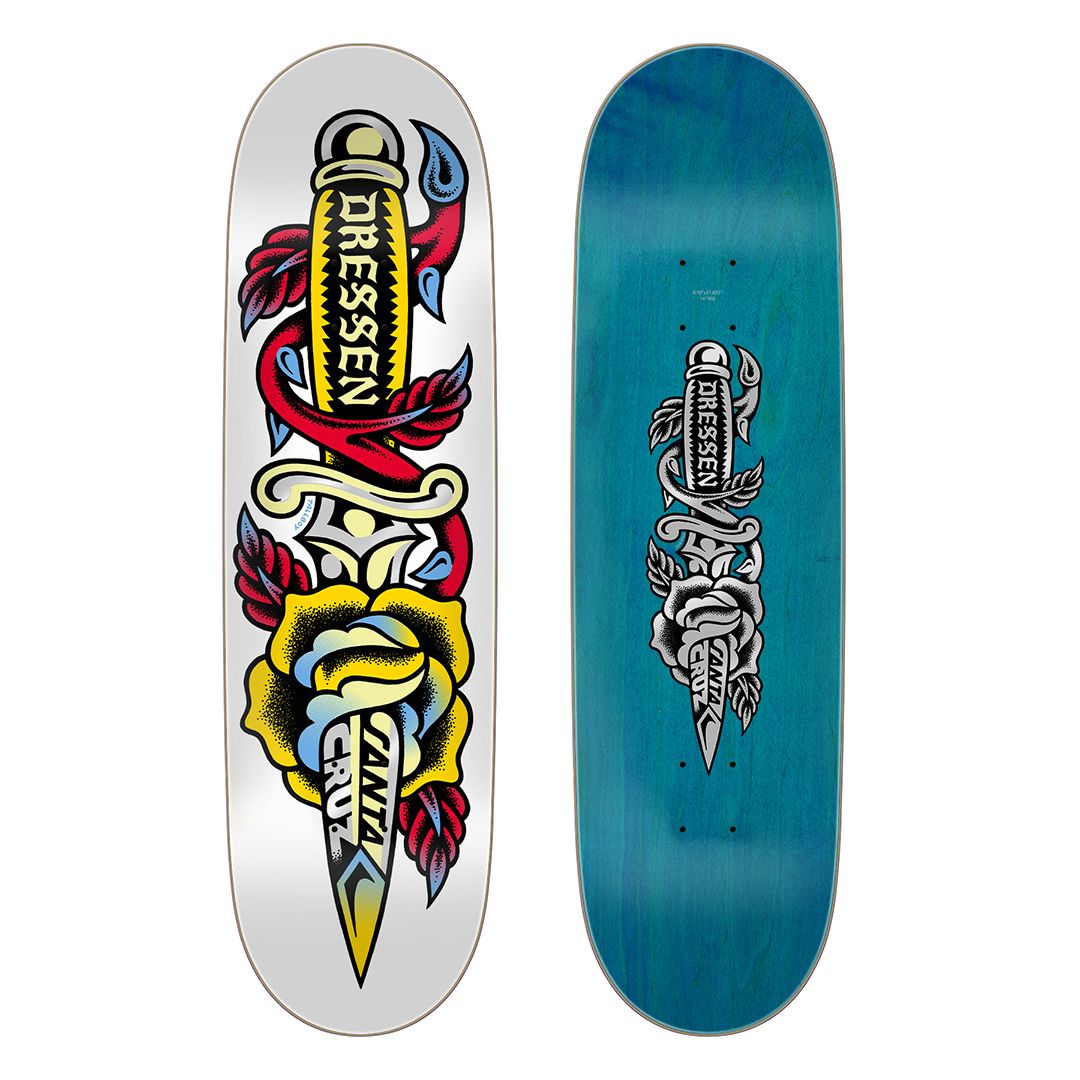 CRUZ PRO DECK DRESSEN ROSE DAGGER 8.7x31.825 14 WB