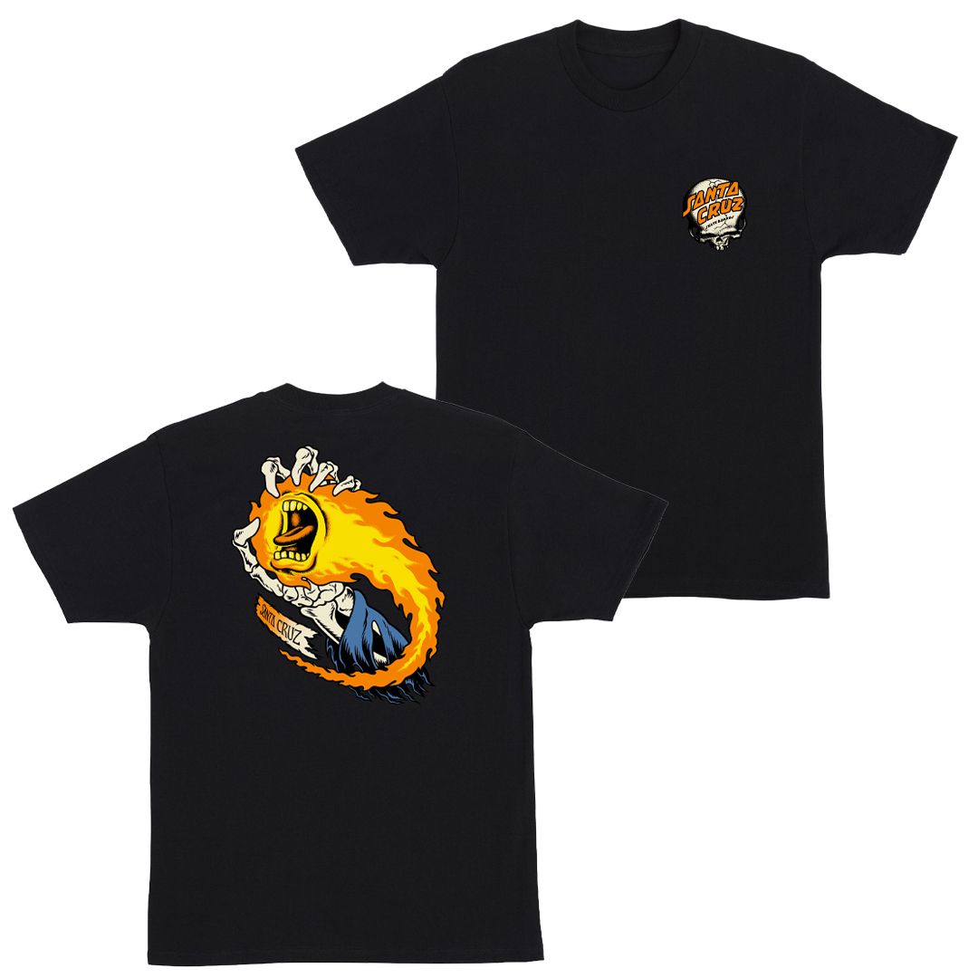 SANTA CRUZ T-SHIRT O BRIEN SCREAMING REAPER