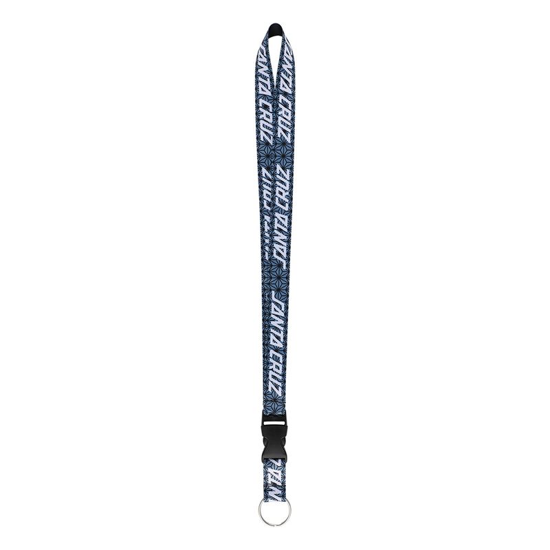 SANTA CRUZ KEYCHAIN LANYARD LUCK STRIP BLUE LUCK