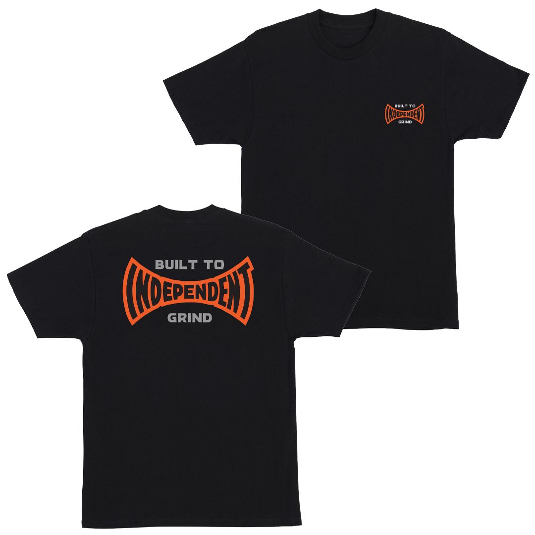 INDY T-SHIRT BUILT TO GRIND SPAN BLACK