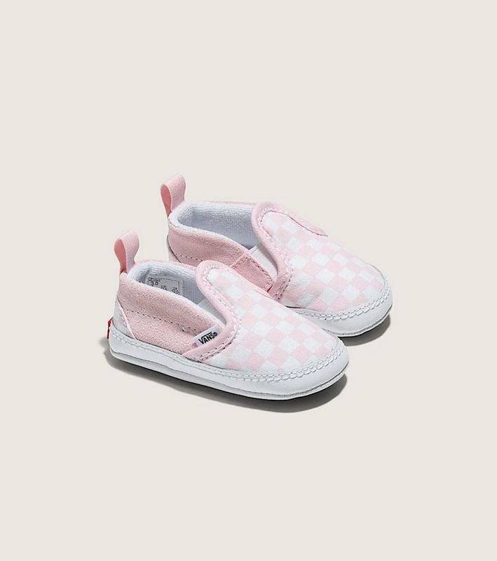 Slip-On V Crib (Checker) Pink White