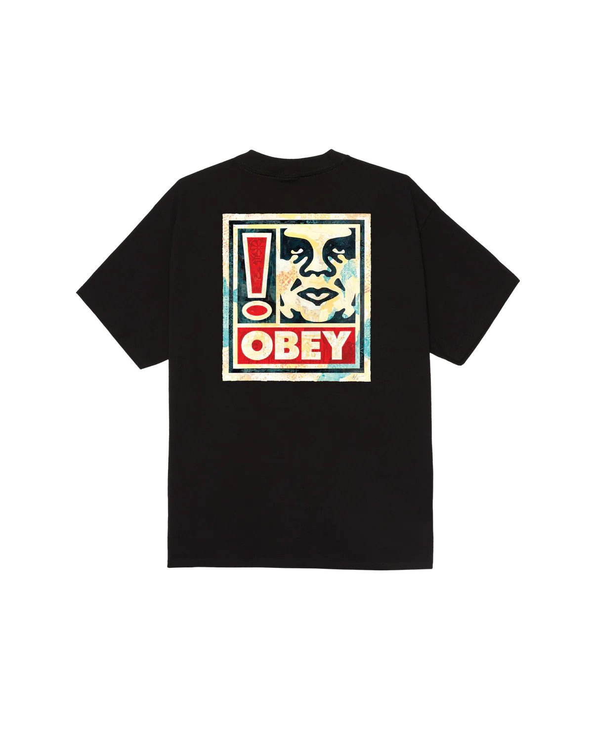 OBEY EXCLAMATION TEE Black