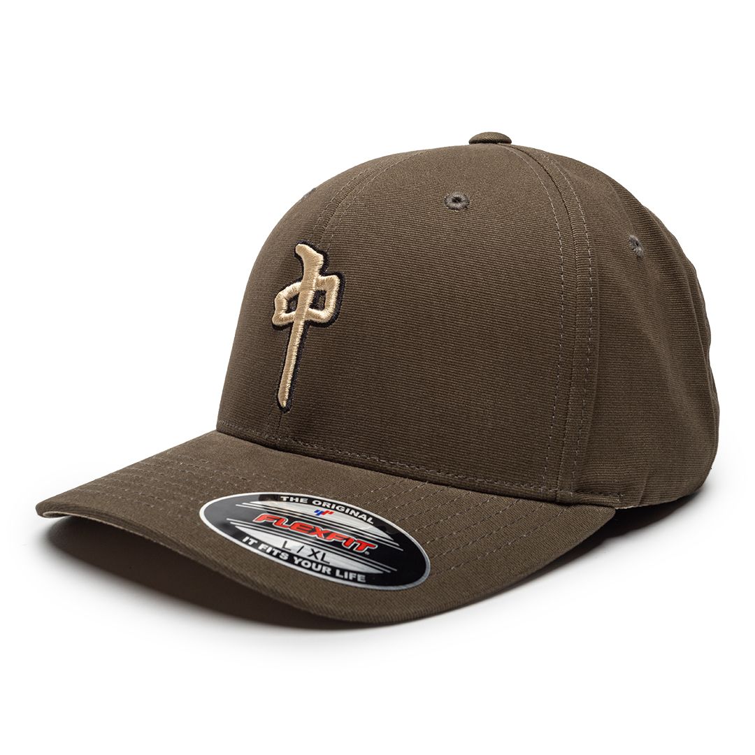 RDS FLEXFIT OG PUFFY DUCK CANVAS BROWN