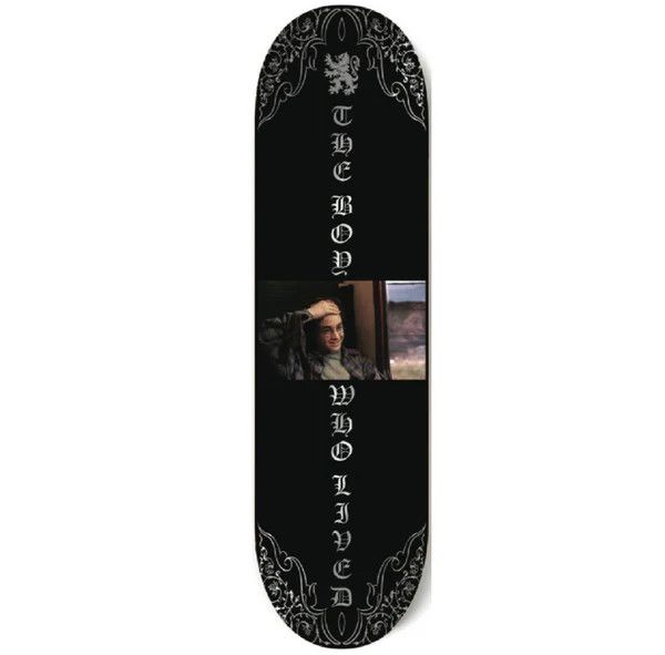 Boy Who Lived Skateboard Black/Gold Foil(8.38)
