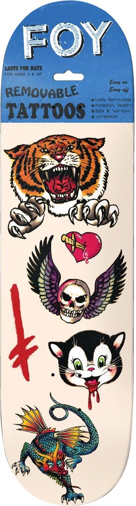 Jamie Foy Tattoos Deck 8.38x3214.5wb
