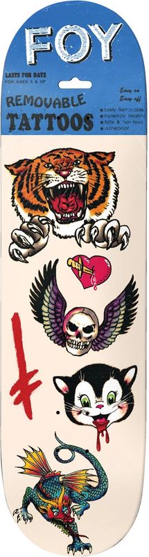 Jamie Foy Tattoos Deck 8.38x3214.5wb