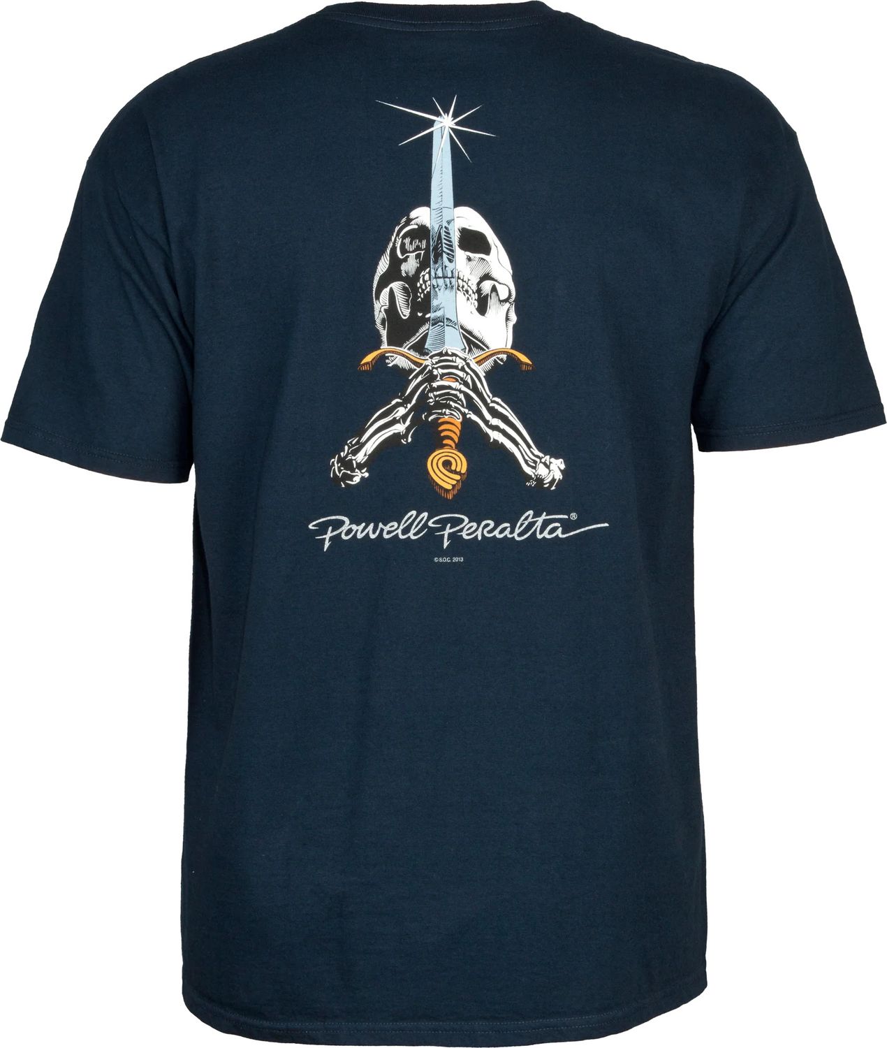 POWELL PERALTA - SKULL &amp; SWORD TEE BLACK