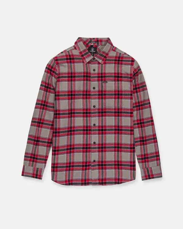 CADEN PLAID LS MBM MOONBEAM