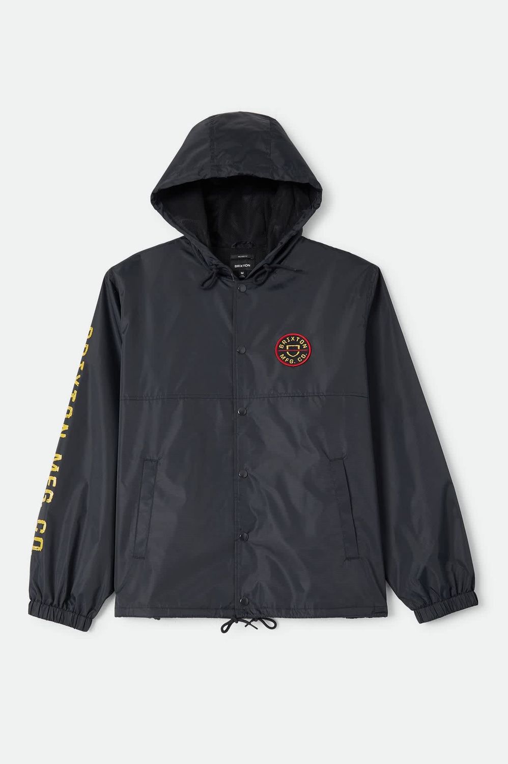 HOODED CLAXTON LW JACKET - BLACK