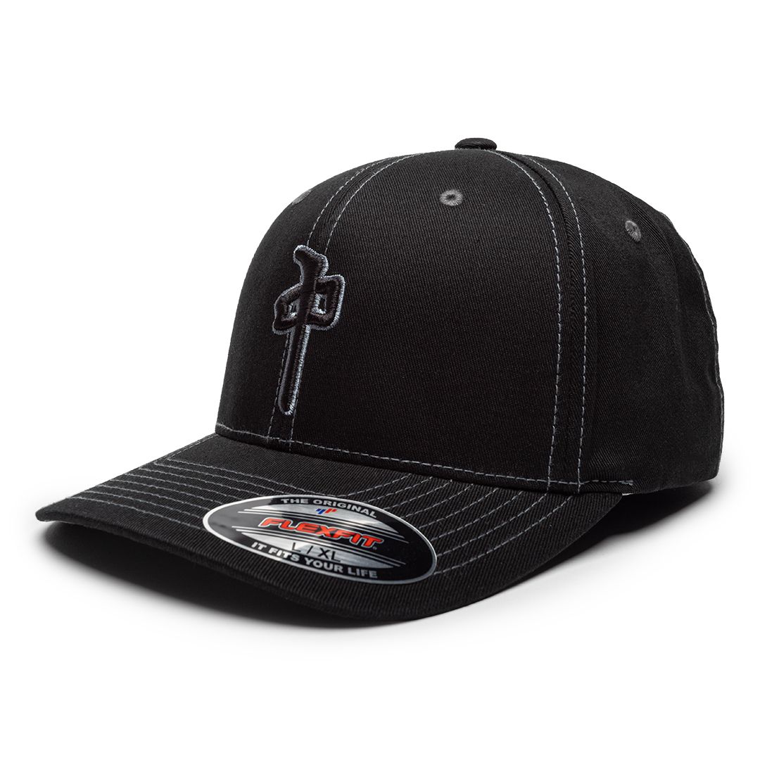 RDS FLEXFIT OG PUFFY CONTRAST STITCH		BLACK/GREY