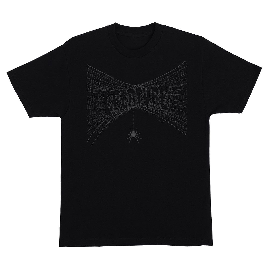 CREATURE T-SHIRT WEB 2 RELIC		BLACK