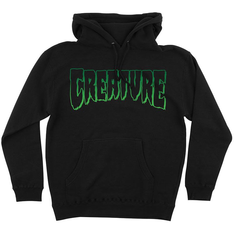 CREATURE HOOD LOGO OUTLINE		BLACK GREEN