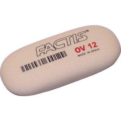 Erasers Factis Soft Oval Erasers