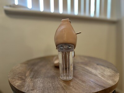 HOUSTON by Olivia Clear Strappy Heels for Women