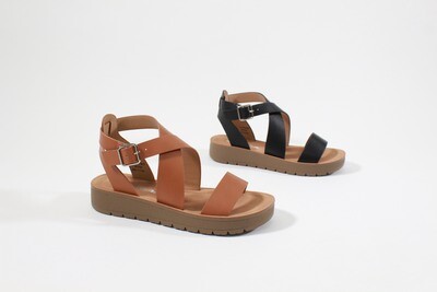 WAVES by Soda - Strappy Sandals for Women