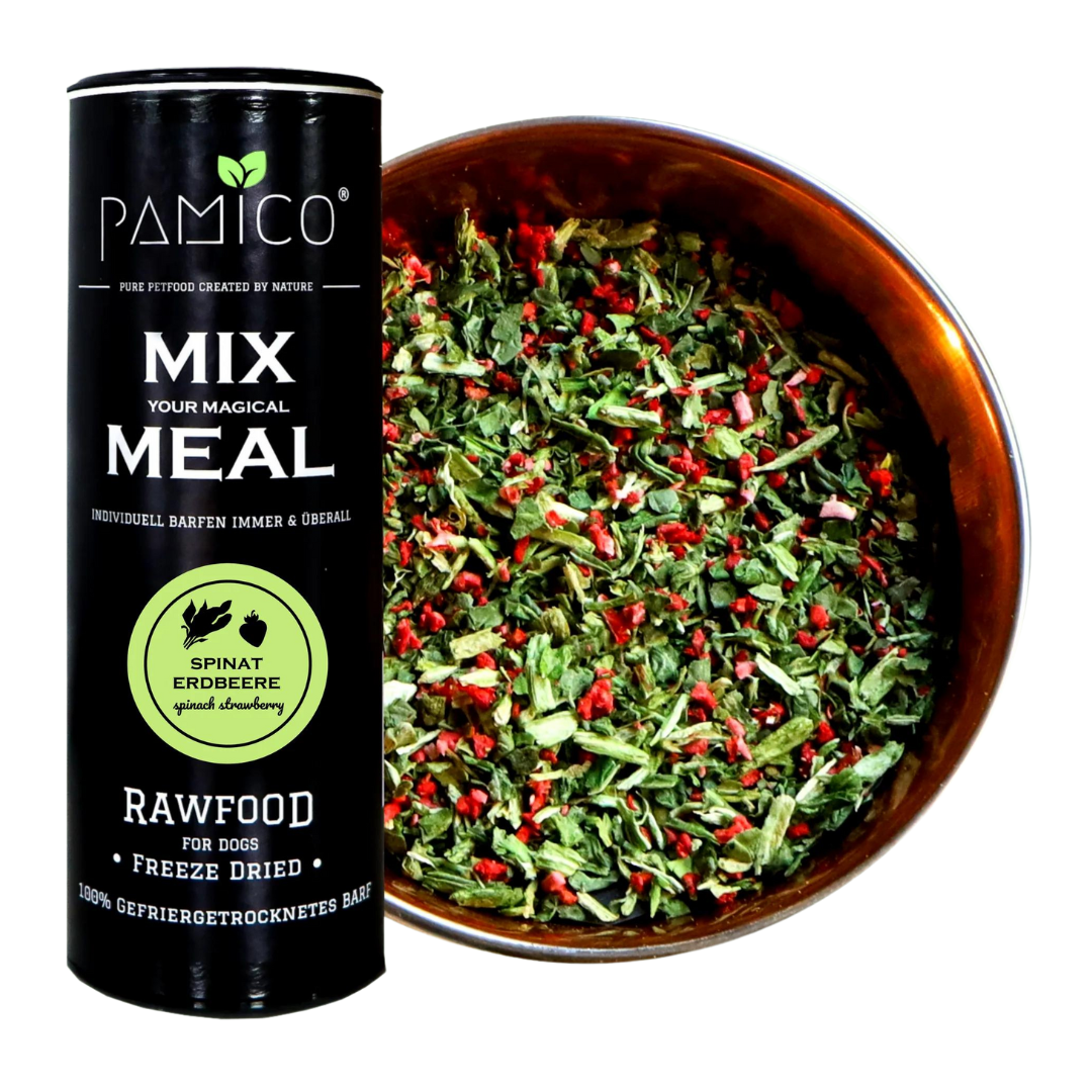 Pamico Gevriesdroogde Spinazie en Aardbei