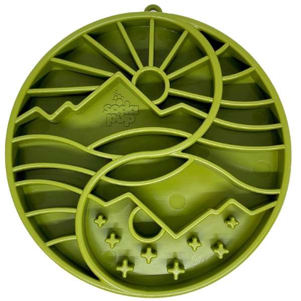 Sodapup Yin Yang Design Shallow slowfeeder