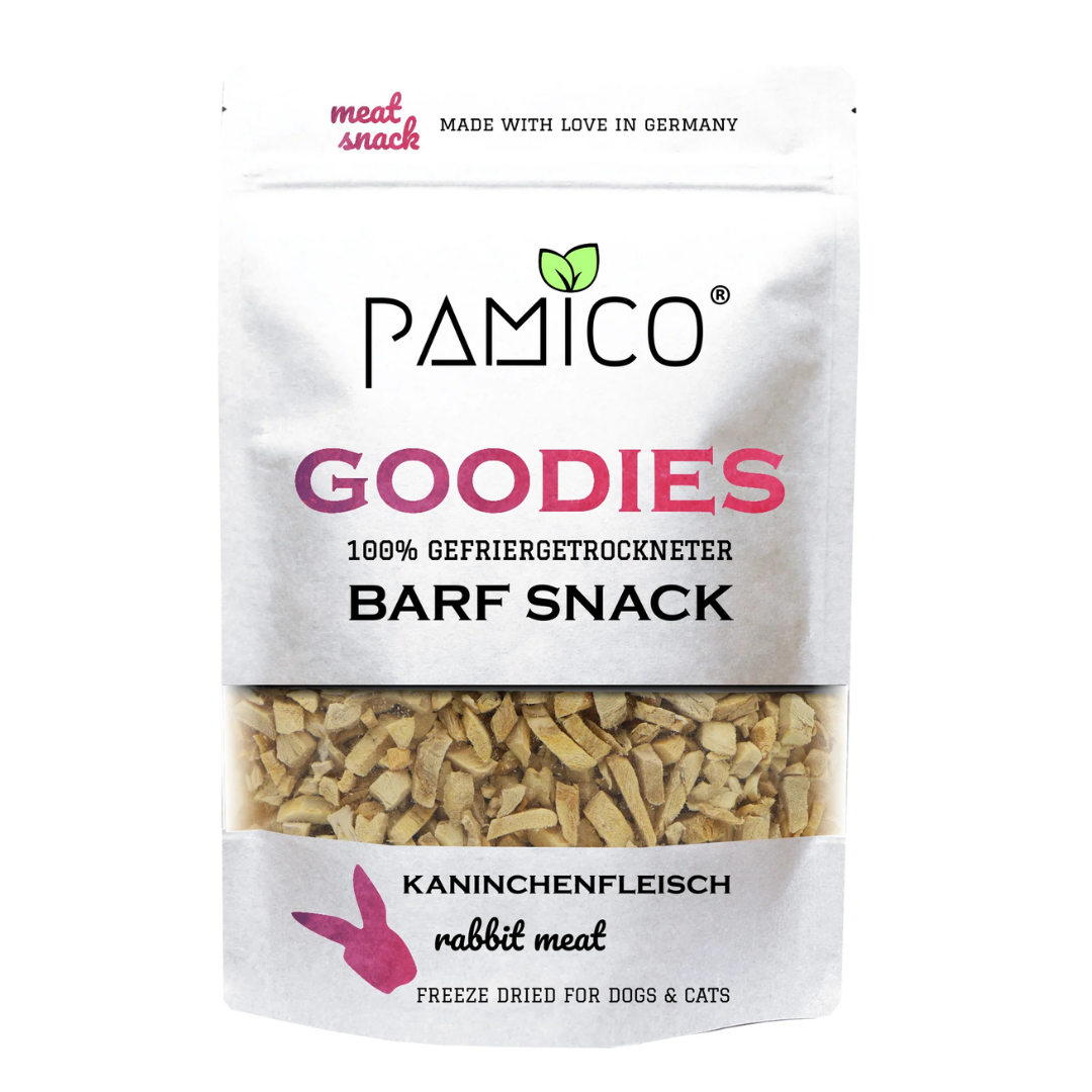 Pamico Goodies Gevriesdroogd Konijnenvlees