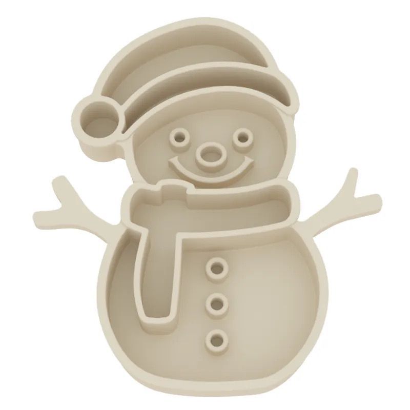 2-in-1 Snowman slowfeeder/likmat