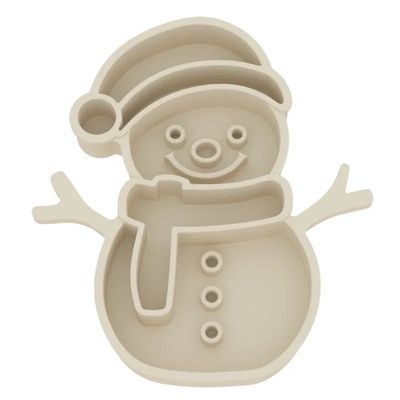 2-in-1 Snowman slowfeeder/likmat