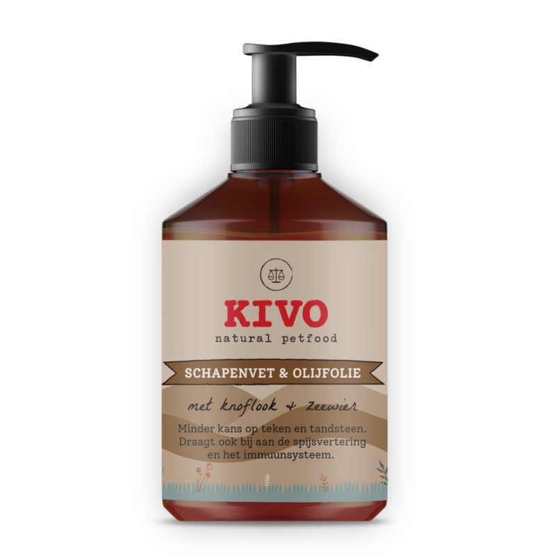 Schapenvet &amp; Olijfolie met Knoflook en Zeewier