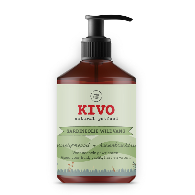 Sardineolie Wildvang met Groenlipmossel &amp; Haaienkraakbeen