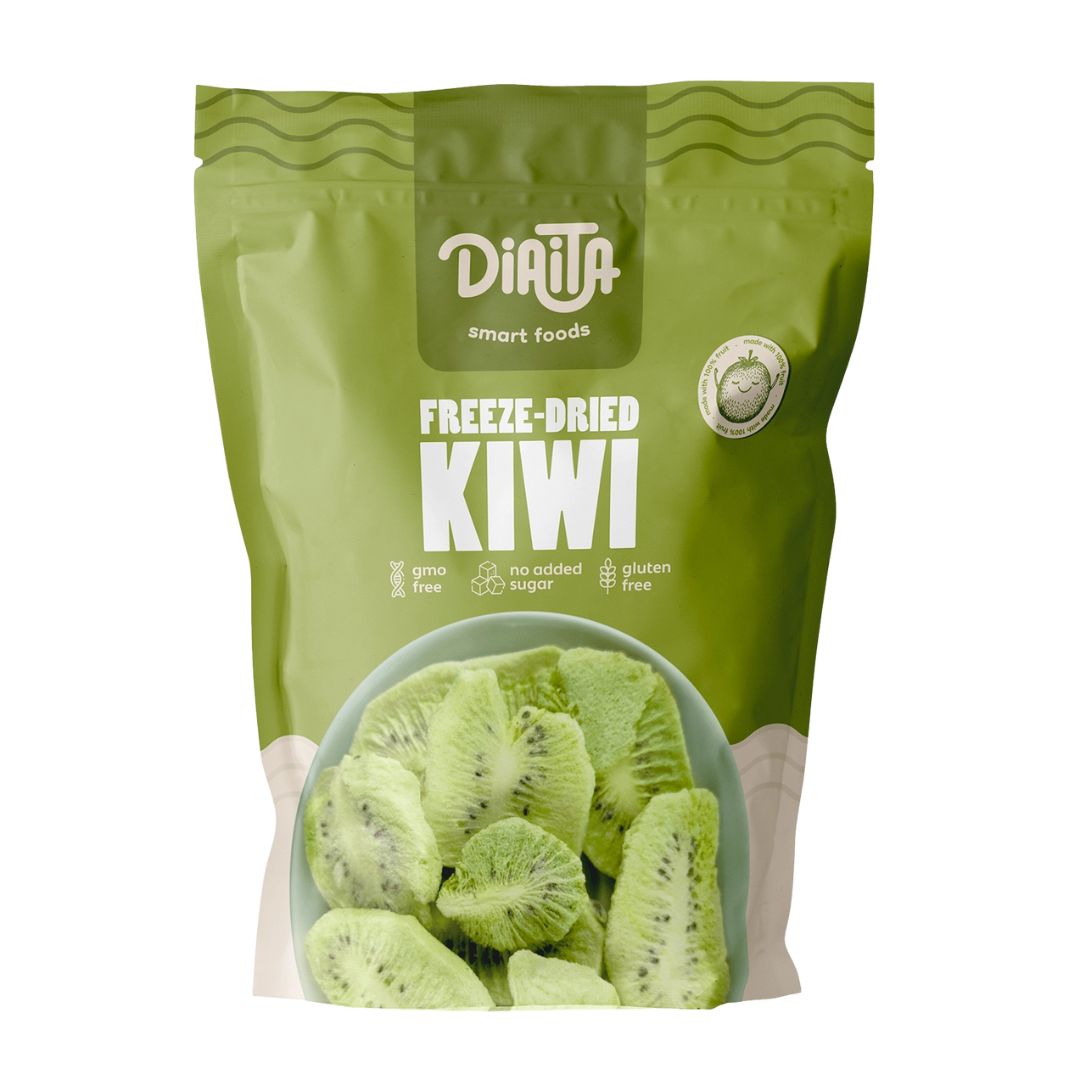 Diaita gevriesdroogde kiwi