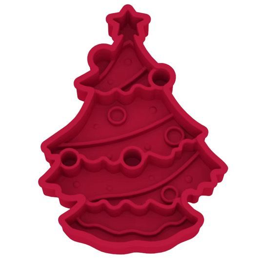 2-in-1 Christmas Tree slowfeeder/likmat