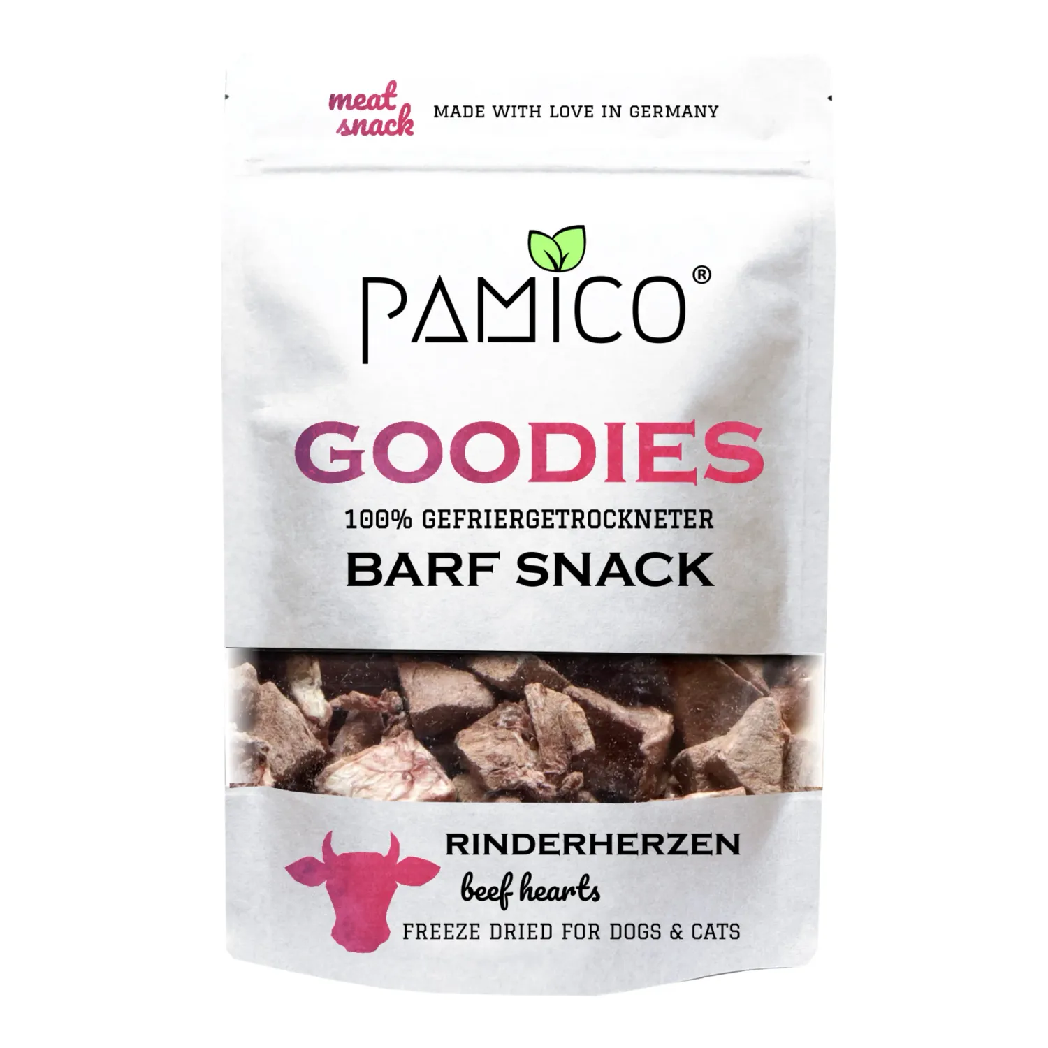 Pamico Goodies Gevriesdroogde Runderhart
