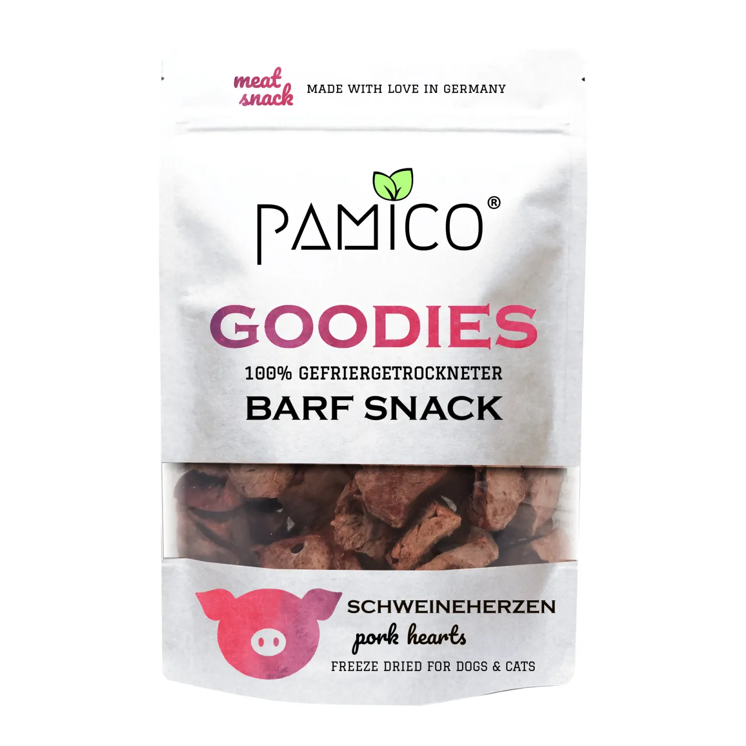 Pamico Goodies Gevriesdroogde Varkenshart