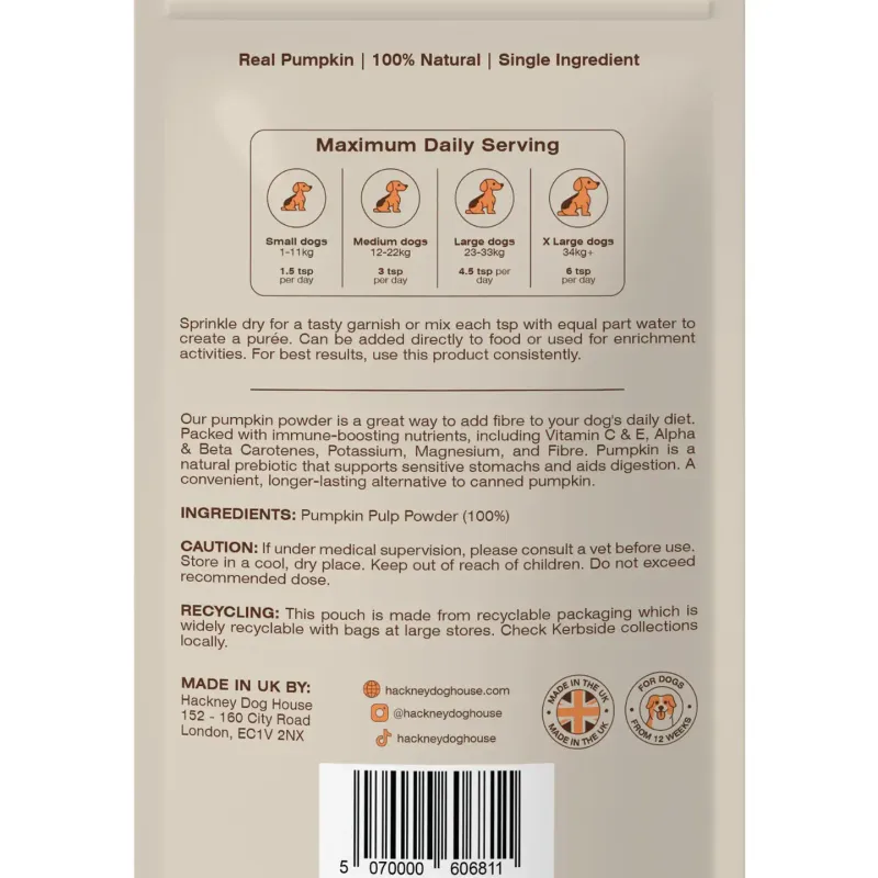 Pumpkin Purée Powder