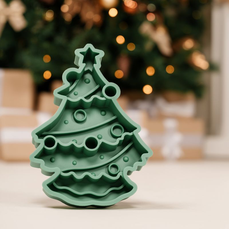 2-in-1 Christmas Tree slowfeeder/likmat
