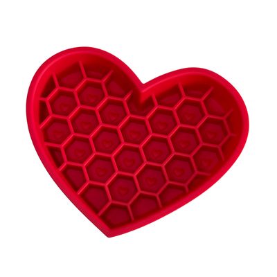 2-in-1 Heart likmat/slowfeeder