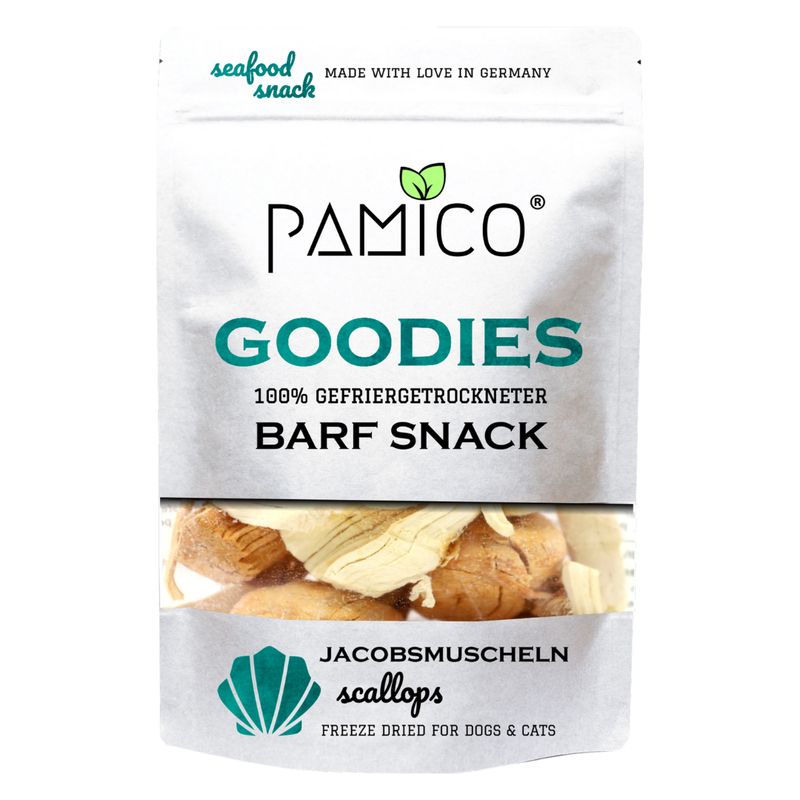 Pamico Goodies Gevriesdroogde Sint Jakobsschelpen