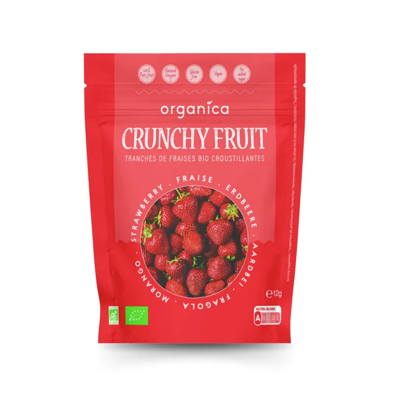 Organica Crunchy Fruit Aardbei