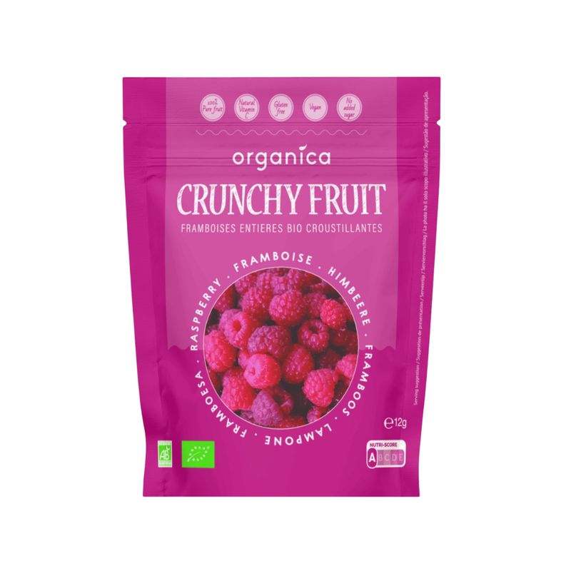 Organica Crunchy Fruit Framboos