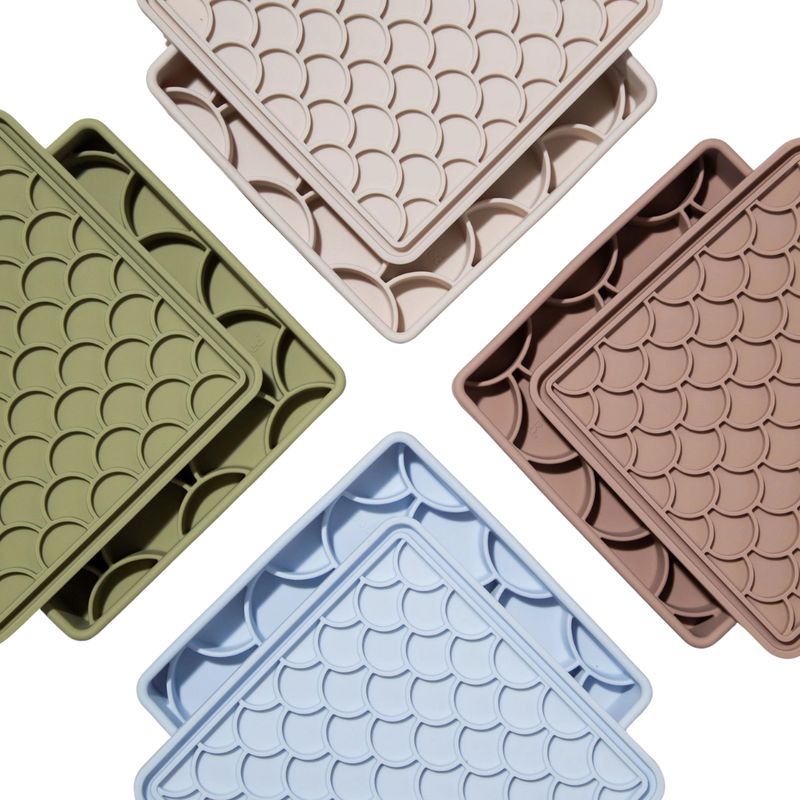 3-in-1 Fish Scale slowfeeder bowl