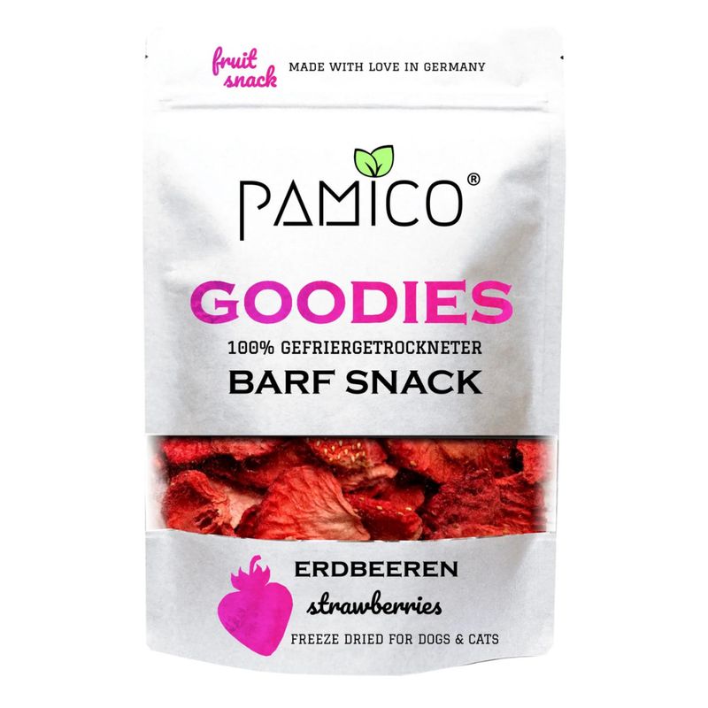 Pamico Goodies Gevriesdroogde Aardbeien