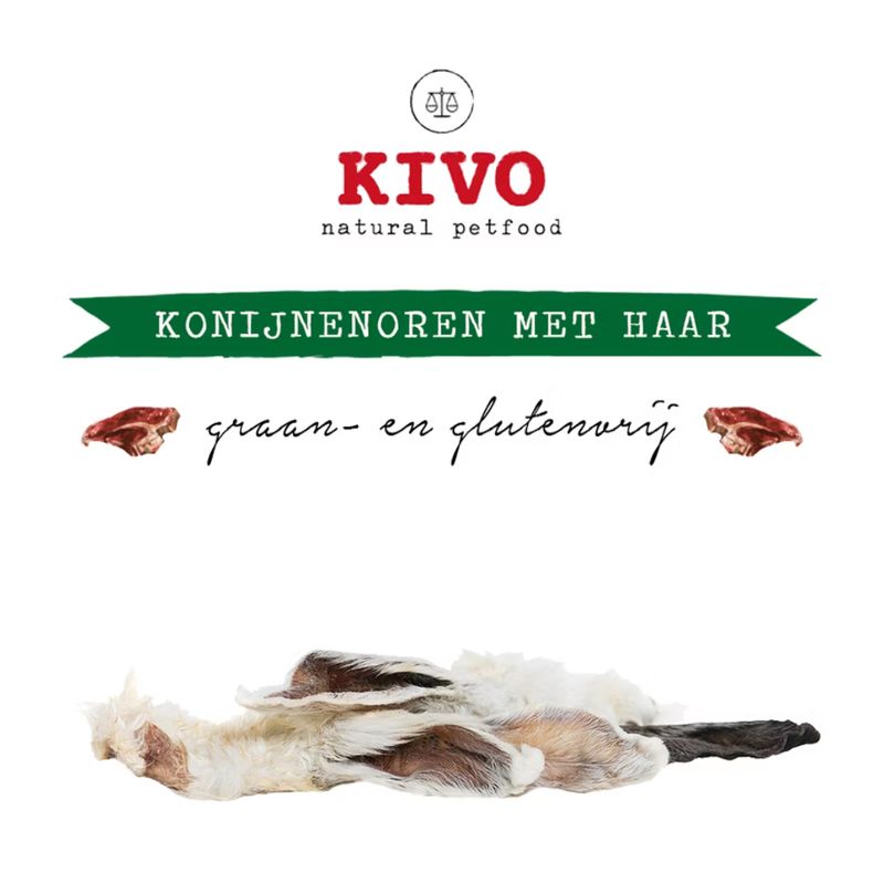 Konijnenoren met haar