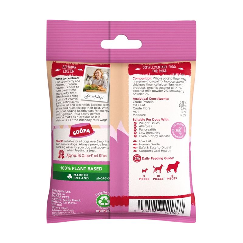 Strawberry &amp; Coco-Cream Cupcake Healthy Bites