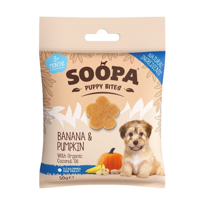 Banana &amp; Pumpkin Healthy Training Bites for Puppies