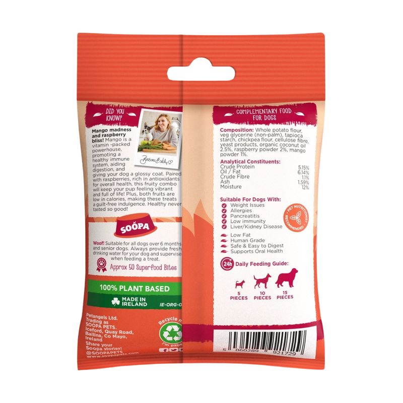 Mango &amp; Raspberry Healthy Bites