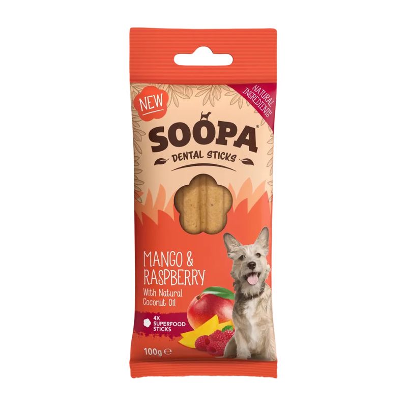 Mango &amp; Raspberry Dental Sticks