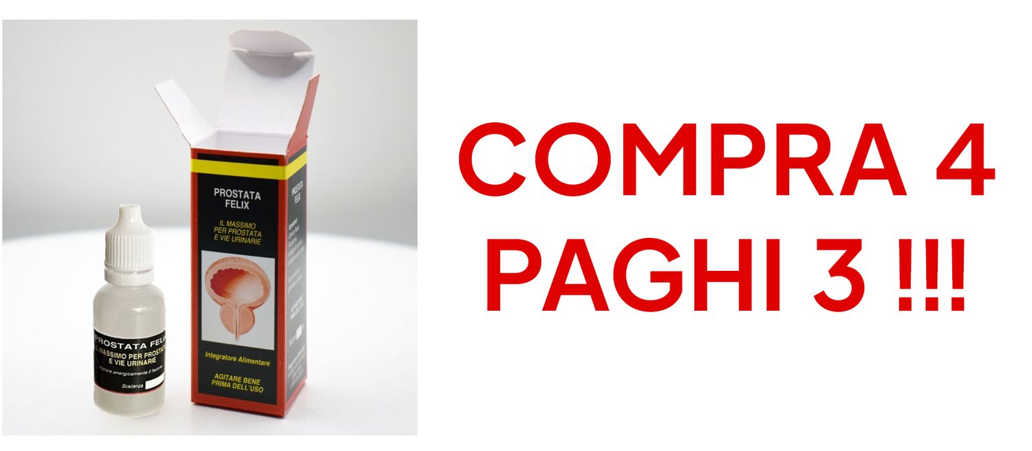4 CONFEZIONI DI PROSTATA FELIX  5 ML