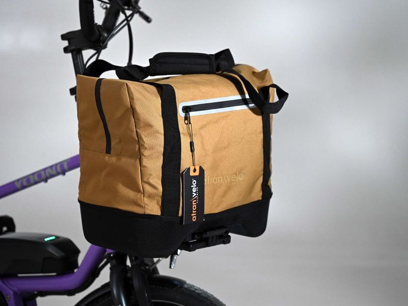 Fahrradtasche BEAT Bag in Braun auch für E-Bike & Lastenrad Pakumo Cargobike in Paderborn sowie Online-Shop