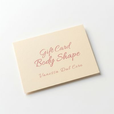 Gift Card Body Shape Gift Card Body Shape