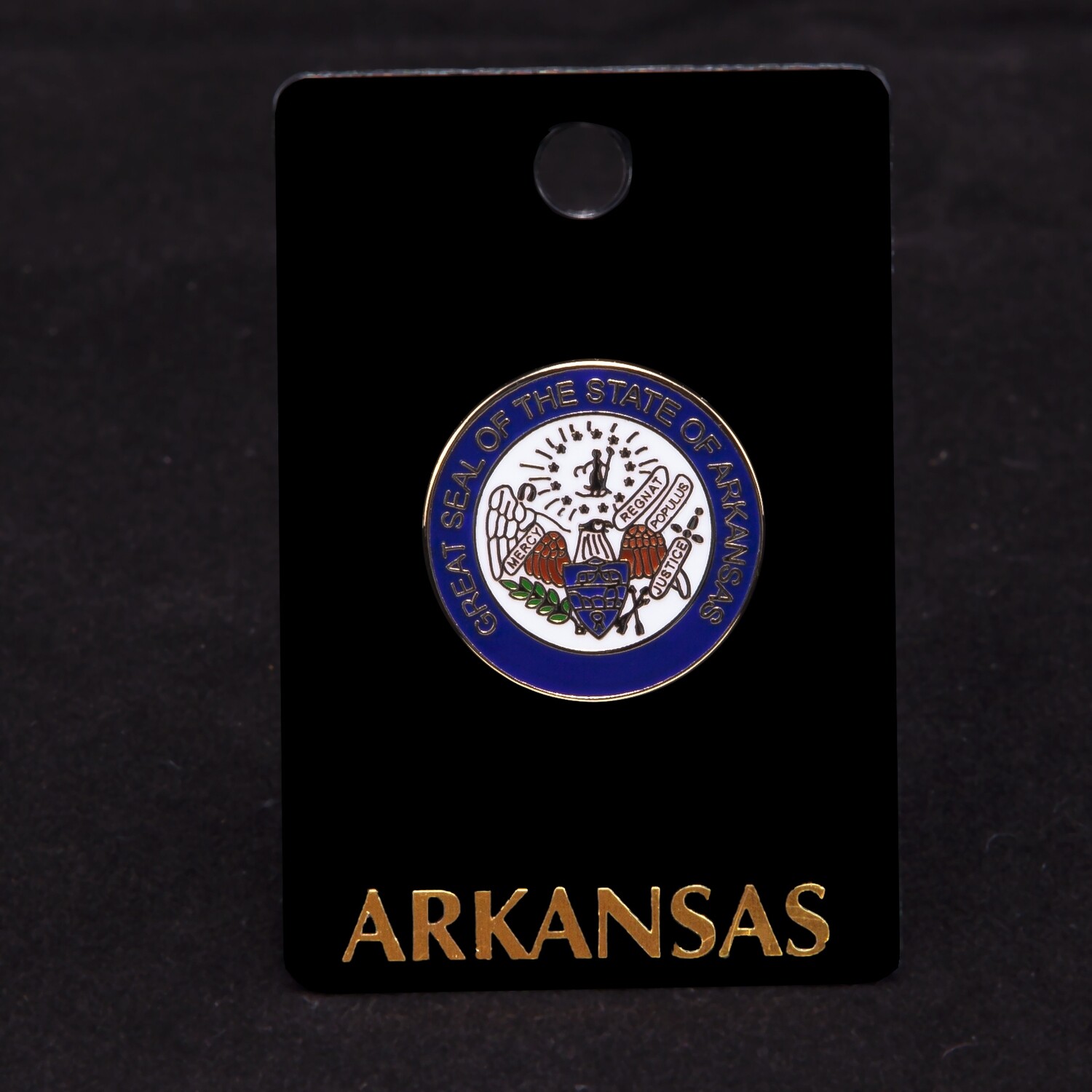 ARK State Seal Color Lapel Pin