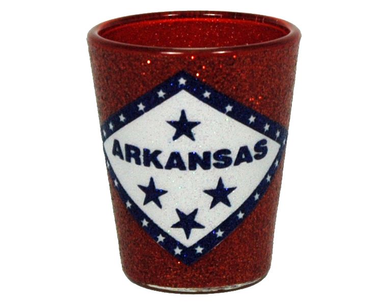 AR Shot Glass Glitter State